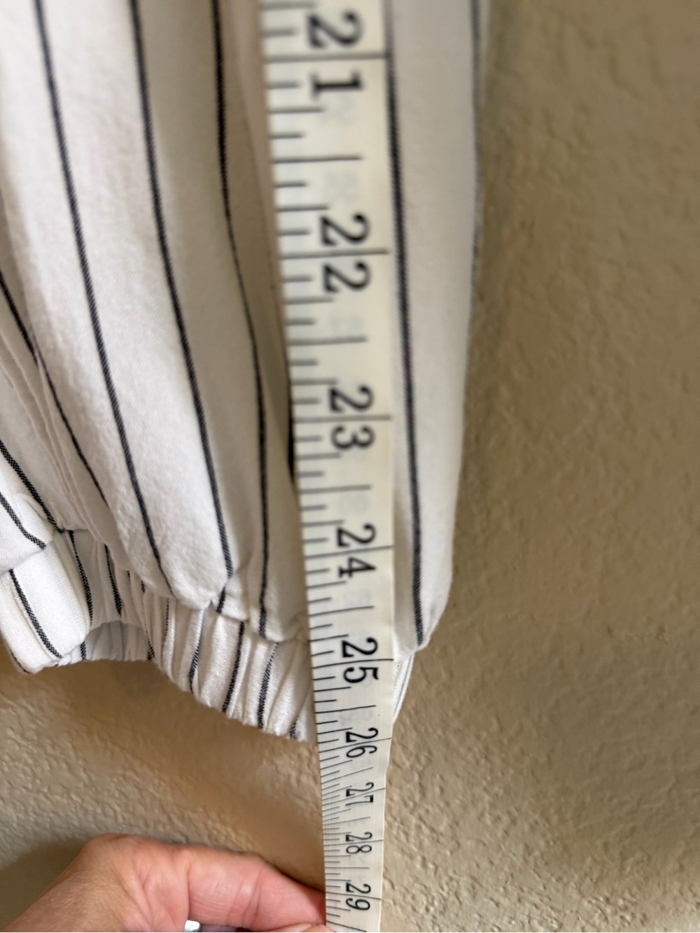 HYFVE White Strapless Vertical-Stripe Jumpsuit - Picture 3 of 5